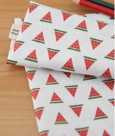 韓國半碼數位紡織印花法生產的西瓜圖案布料